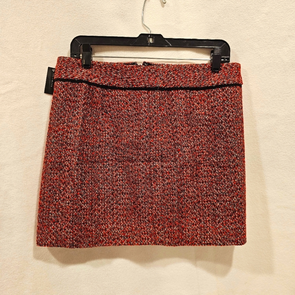 The Limited | Size 8 Knitted Skirt Red, Black